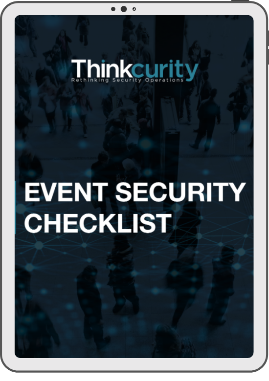 Event Security Checklist Thinkcurity Resources